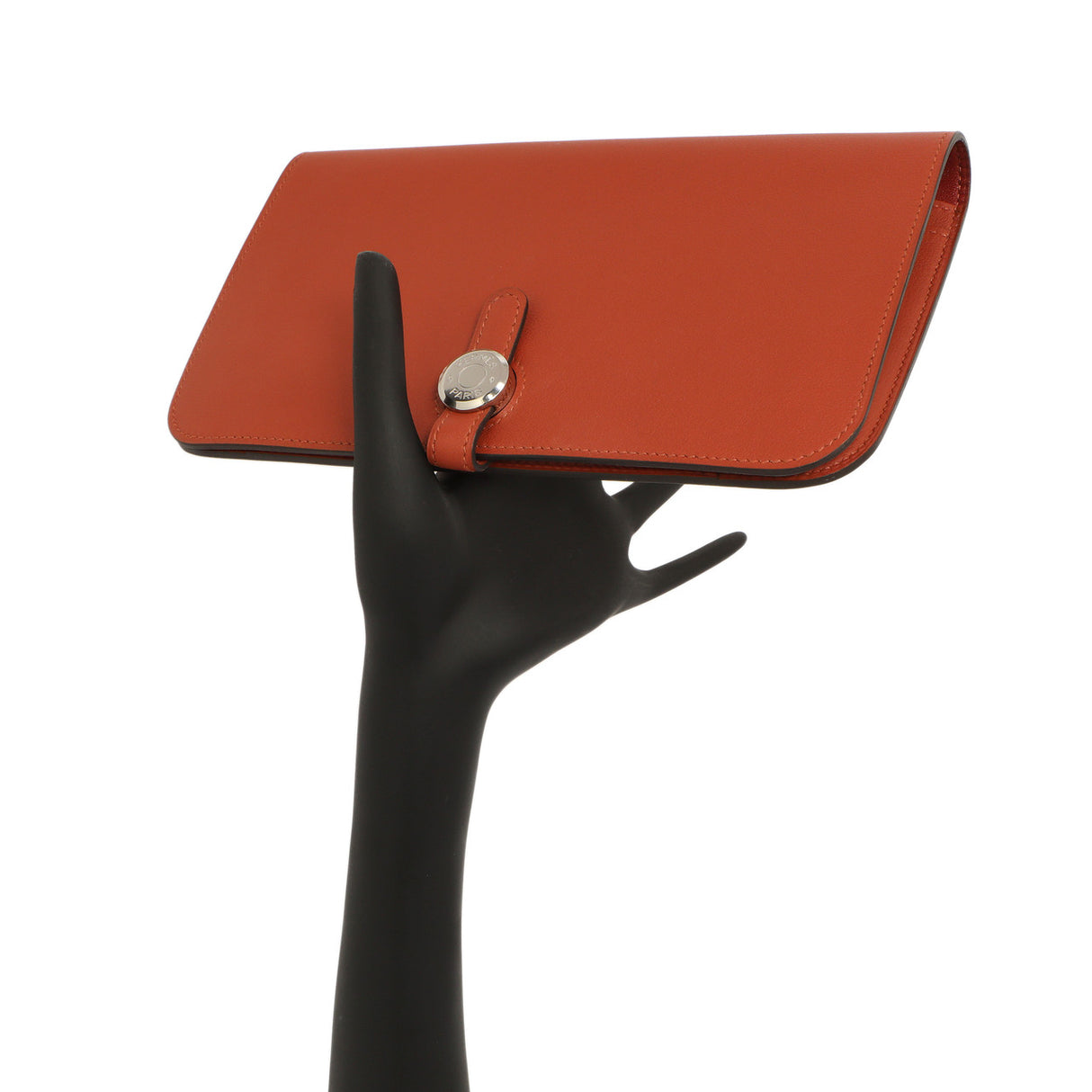 Hermes Vermillion Swift Leather Dogon Duo Wallet Accessories Hermes