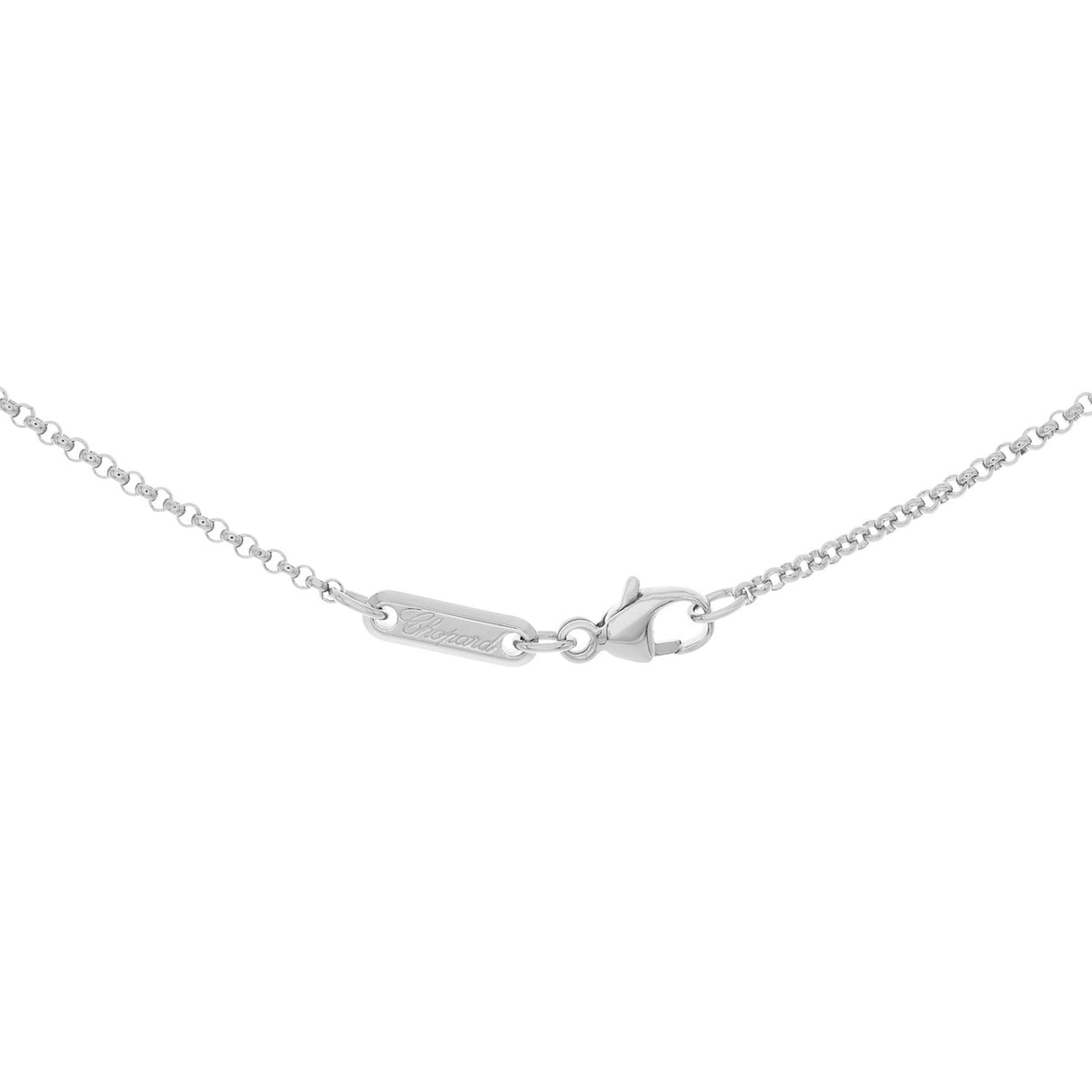 Chopard 18K White Gold Diamond Very Chopard Pendant Designer Jewellery Chopard