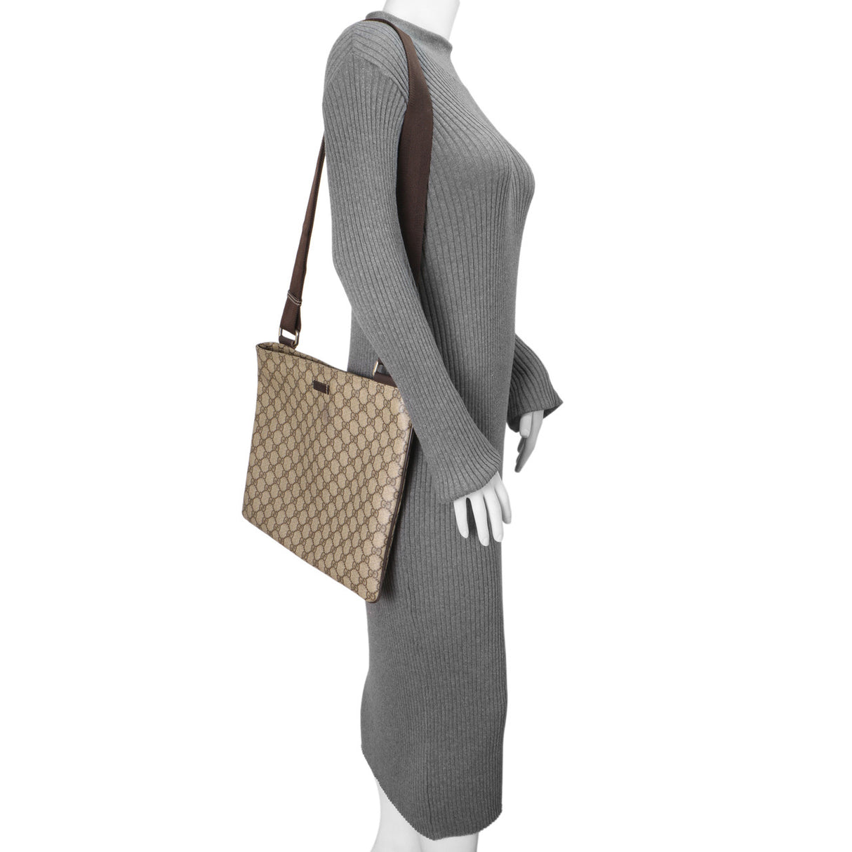 Gucci GG Plus Flat Messenger Bag Handbags Gucci