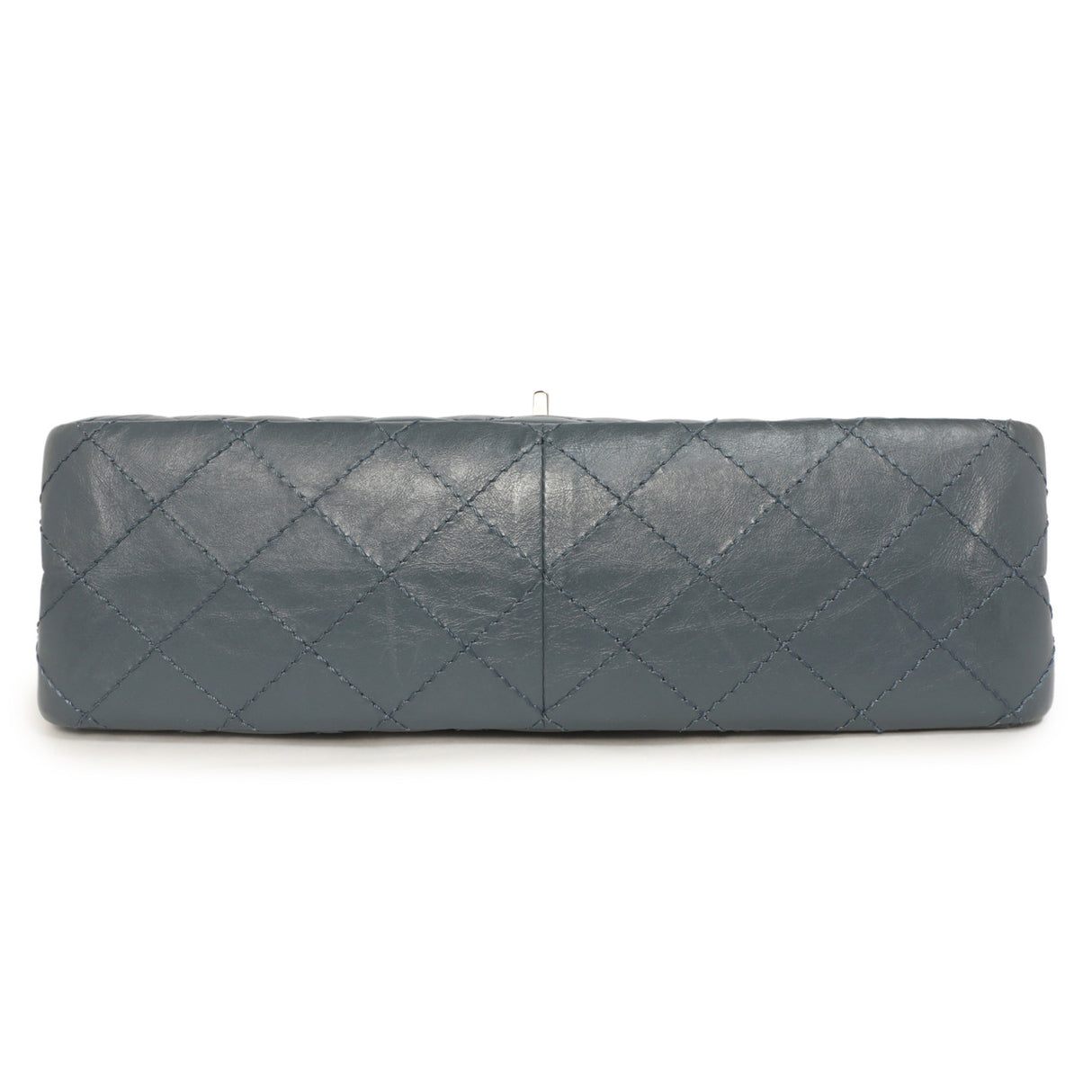 Chanel Blue Quilted Aged Calfskin 2.55 Reissue Double Flap 226 Handbags Chanel