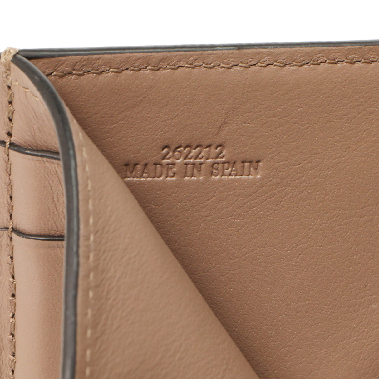 Loewe Nude-Citronelle Soft Grained Calfskin Trifold Wallet Accessories Loewe