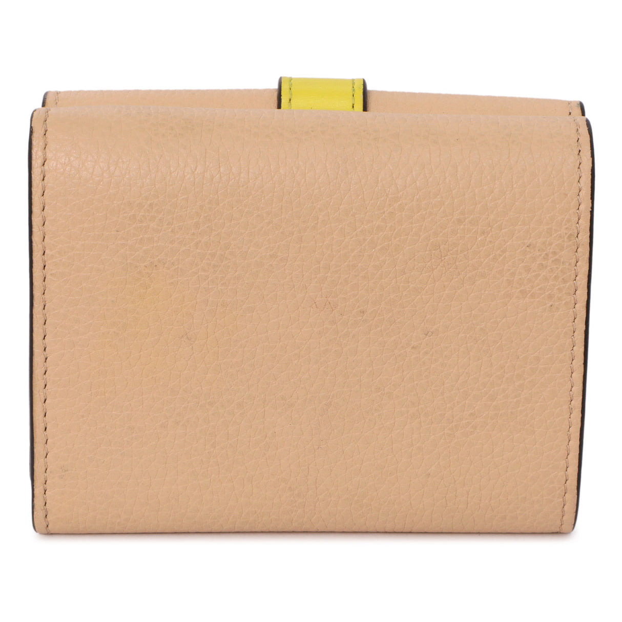 Loewe Nude-Citronelle Soft Grained Calfskin Trifold Wallet Accessories Loewe