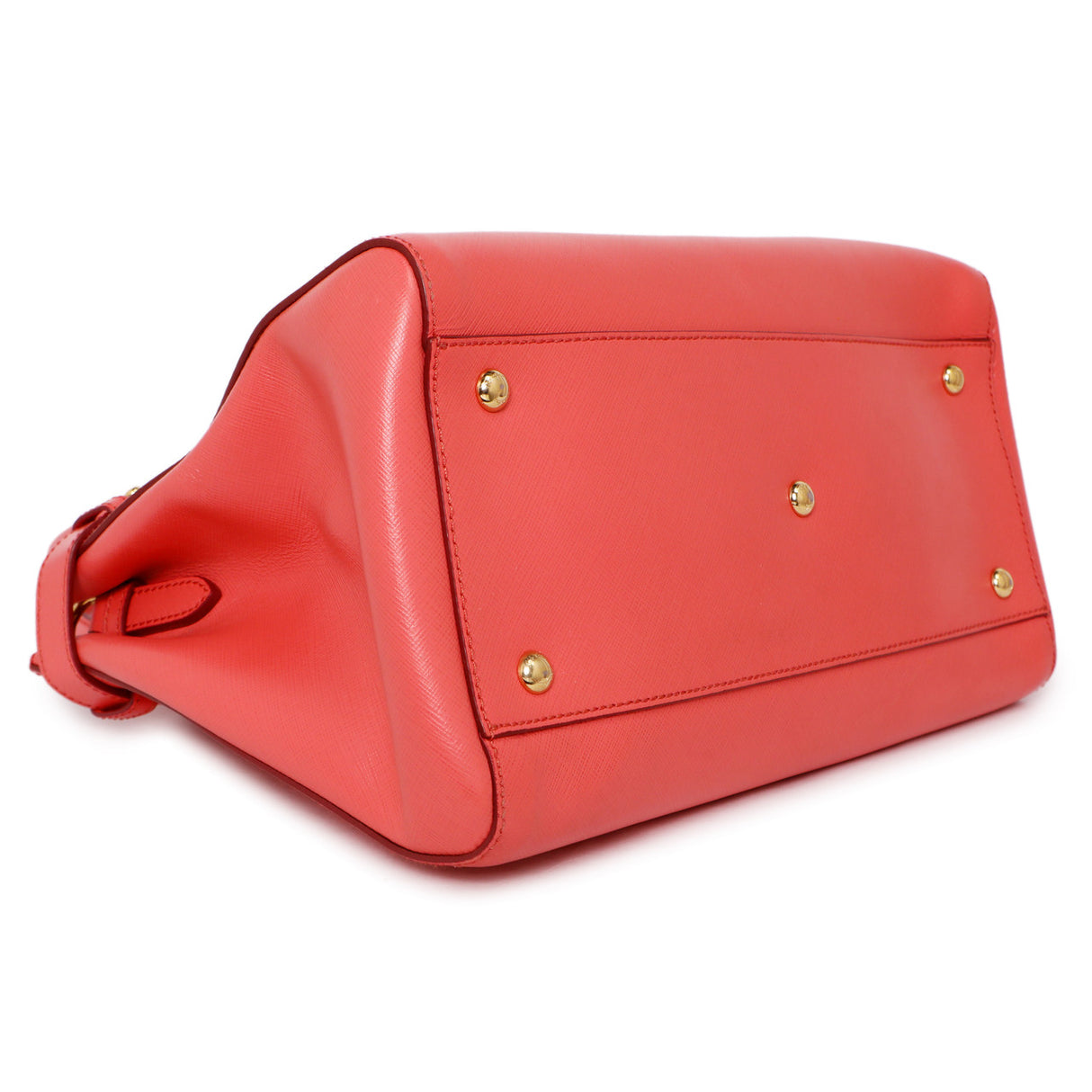 Salvatore Ferragamo Coral Saffiano Beky Tote Handbags Salvatore Ferragamo