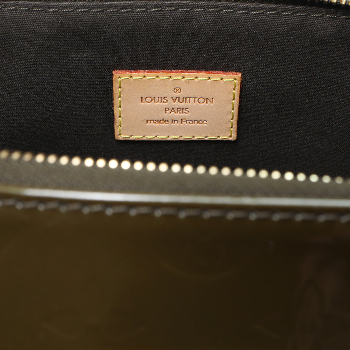 Louis Vuitton Vert Olive Vernis Bellevue GM Handbags Louis Vuitton