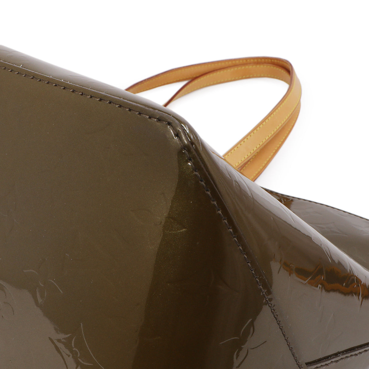 Louis Vuitton Vert Olive Vernis Bellevue GM Handbags Louis Vuitton