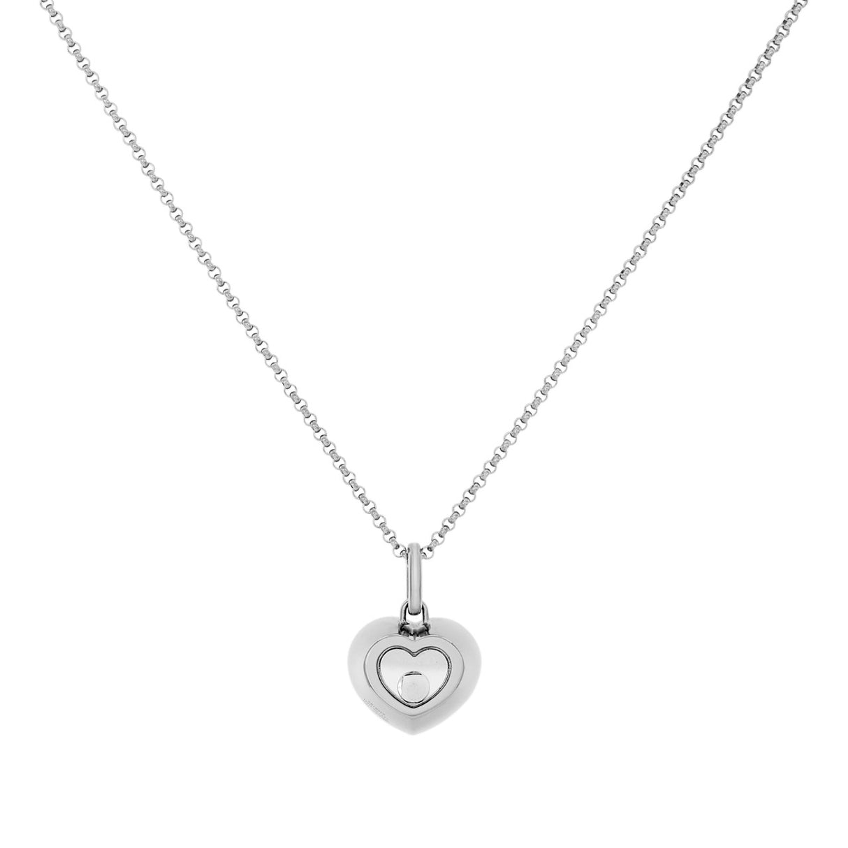 Chopard 18K White Gold Diamond Very Chopard Pendant Designer Jewellery Chopard