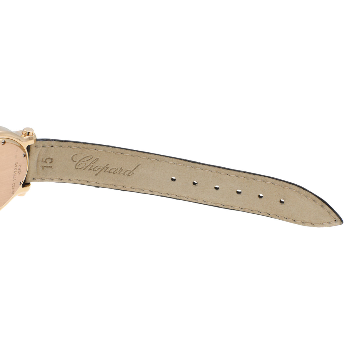 Chopard 18K Rose Gold Happy Sport Oval Quartz Ladies Watch 275350-5003 Watches Chopard