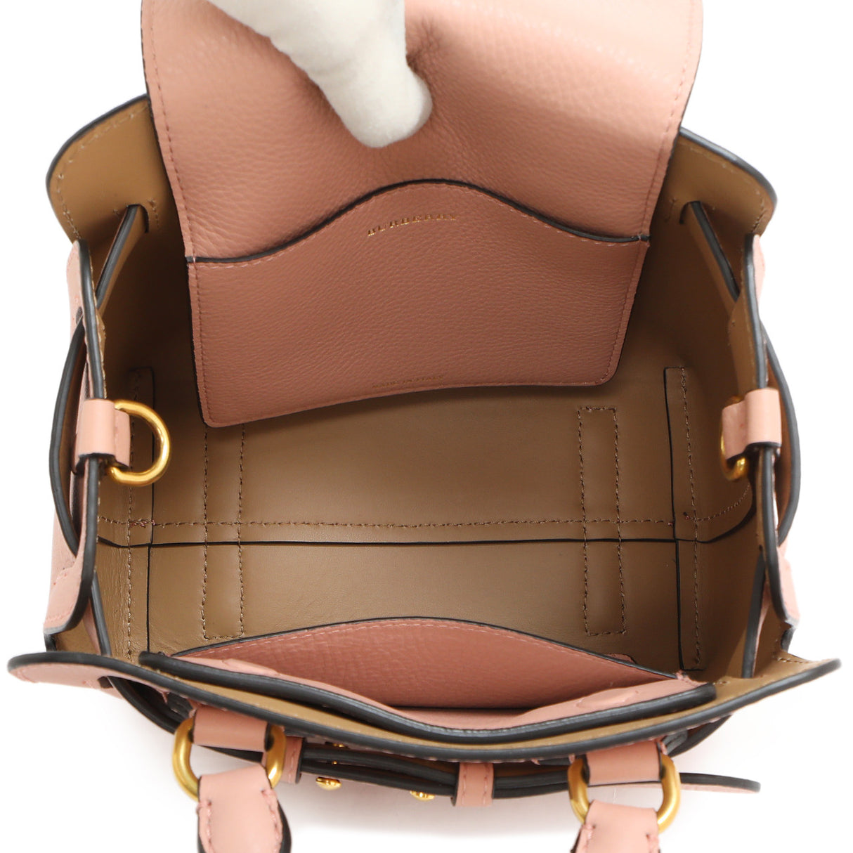 Burberry Ash Rose Soft Grain Calfskin Mini Belt Bag Handbags Burberry