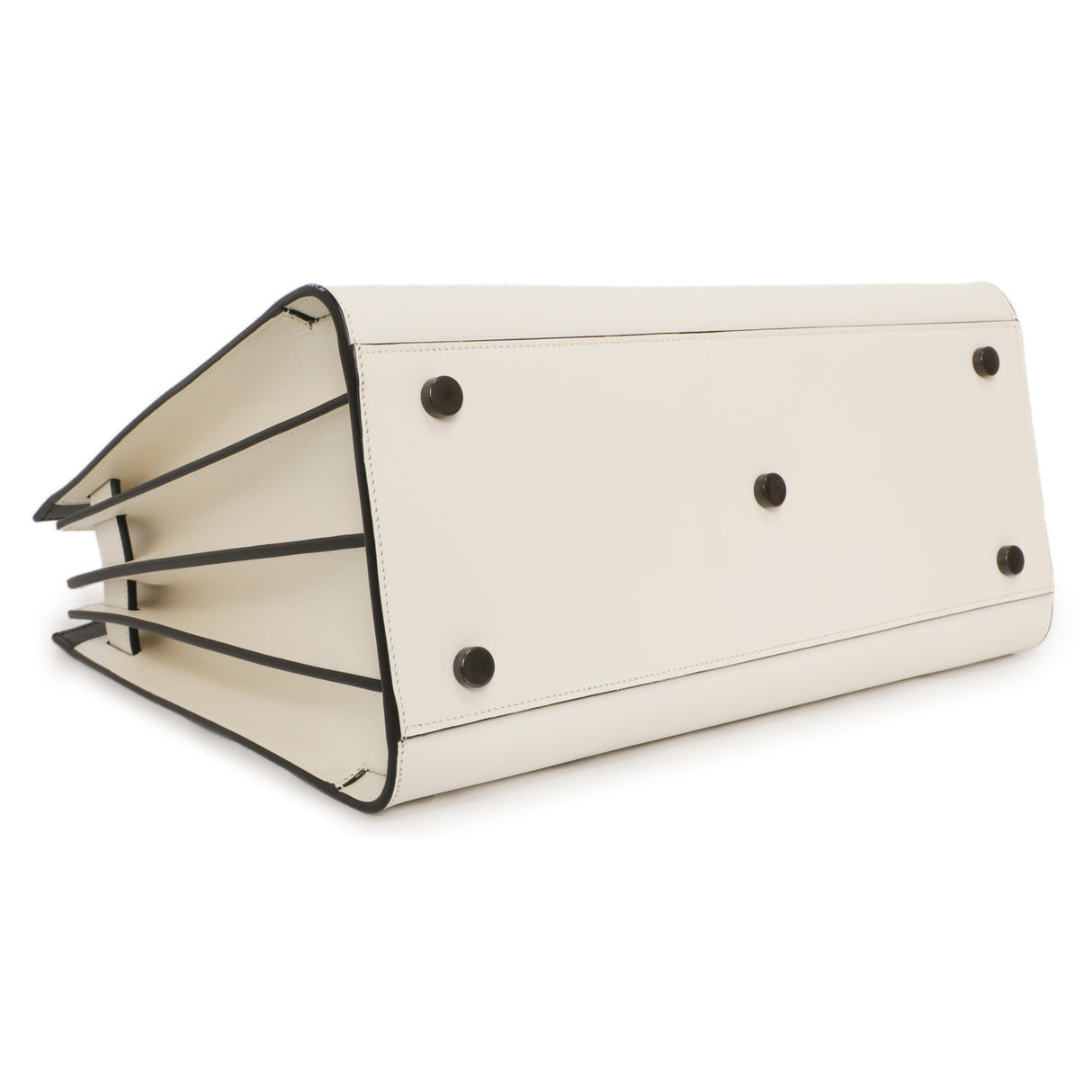 Saint Laurent White Calfskin Small Sac De Jour Handbags Saint Laurent