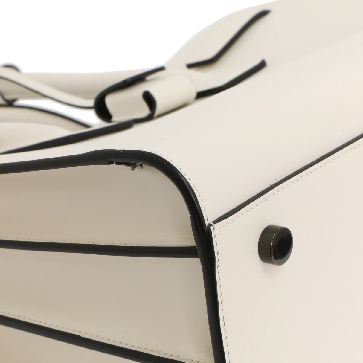 Saint Laurent White Calfskin Small Sac De Jour Handbags Saint Laurent