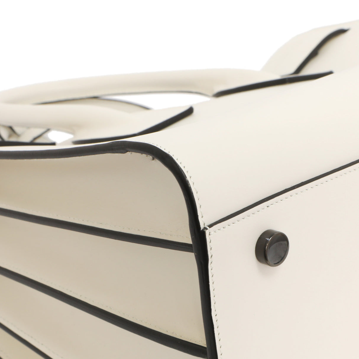 Saint Laurent White Calfskin Small Sac De Jour Handbags Saint Laurent