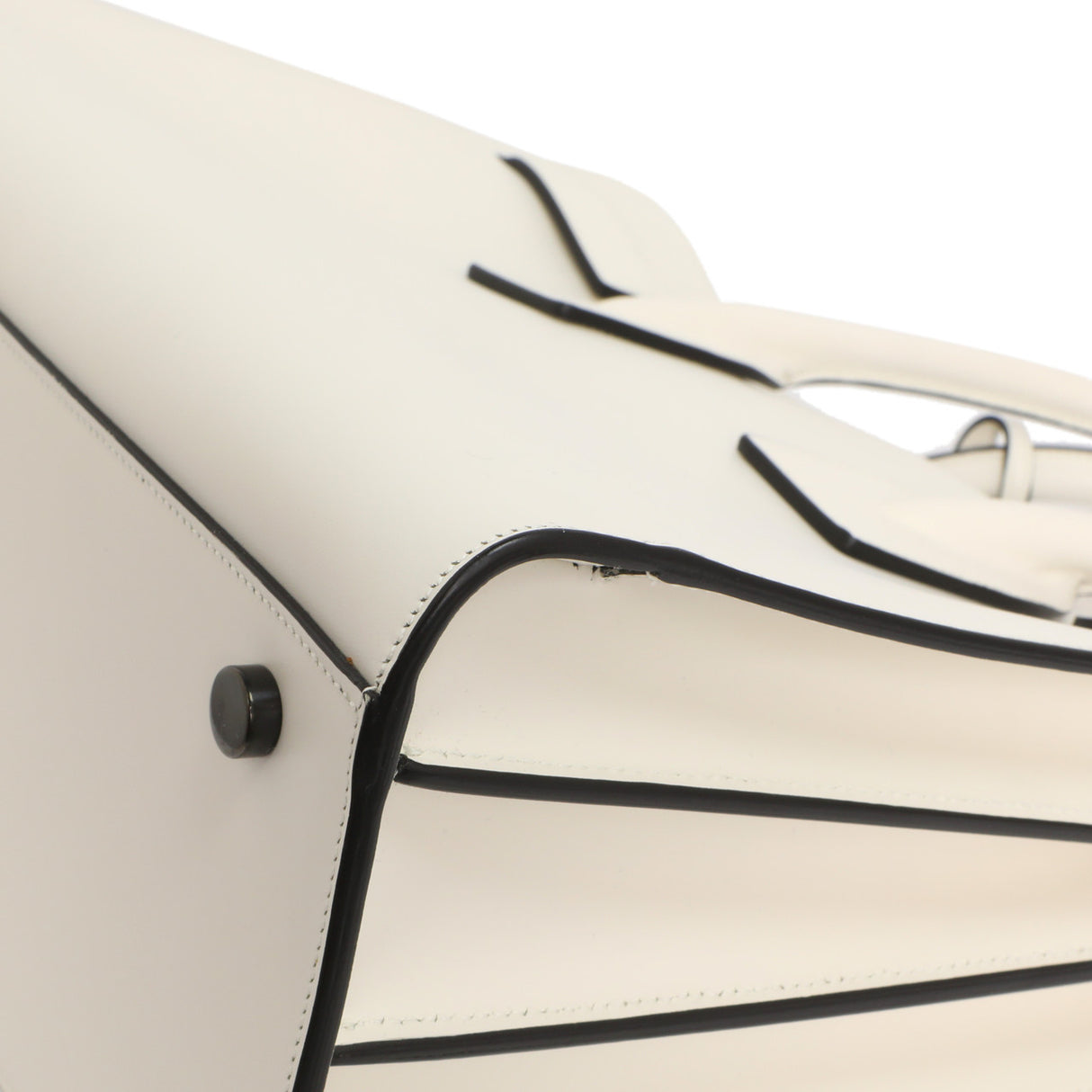 Saint Laurent White Calfskin Small Sac De Jour Handbags Saint Laurent