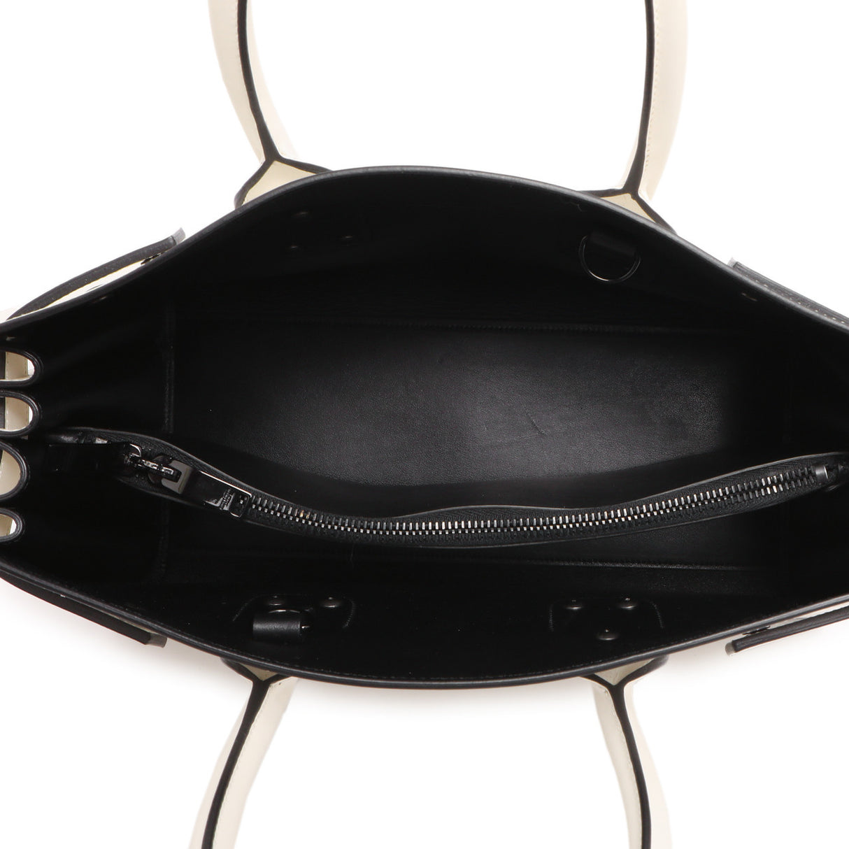 Saint Laurent White Calfskin Small Sac De Jour Handbags Saint Laurent