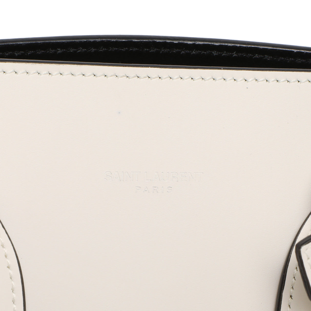 Saint Laurent White Calfskin Small Sac De Jour Handbags Saint Laurent
