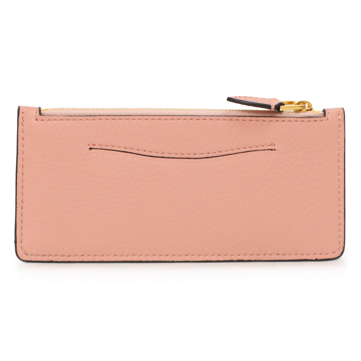 Burberry Pink Calfskin Zip Wallet With Coin Pouch Accessories Burberry
