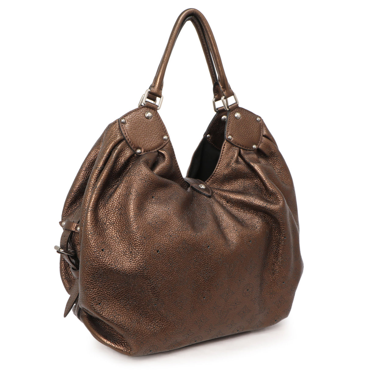 Louis Vuitton Metallic Mordore Monogram Mahina XL Handbags Louis Vuitton