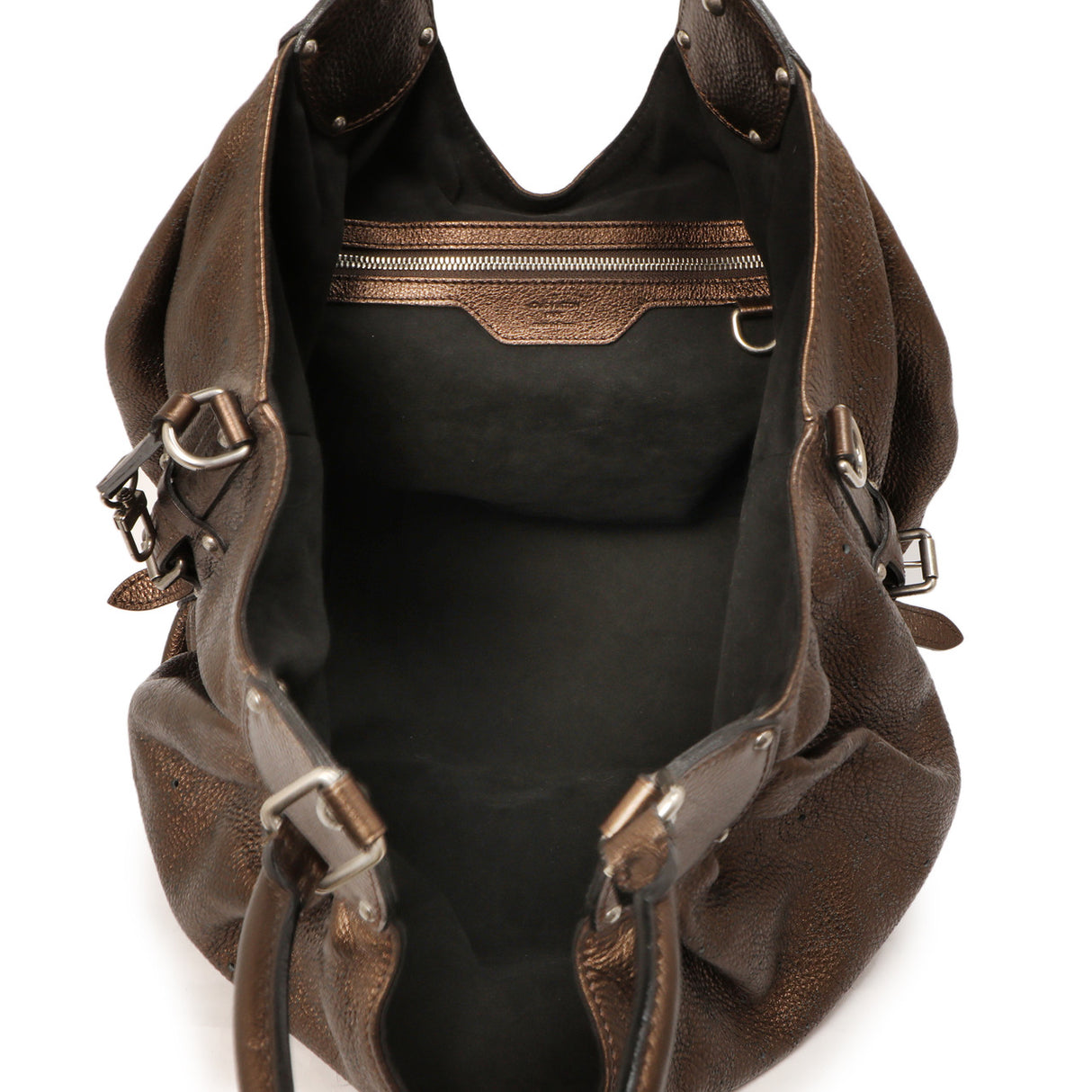 Louis Vuitton Metallic Mordore Monogram Mahina XL Handbags Louis Vuitton