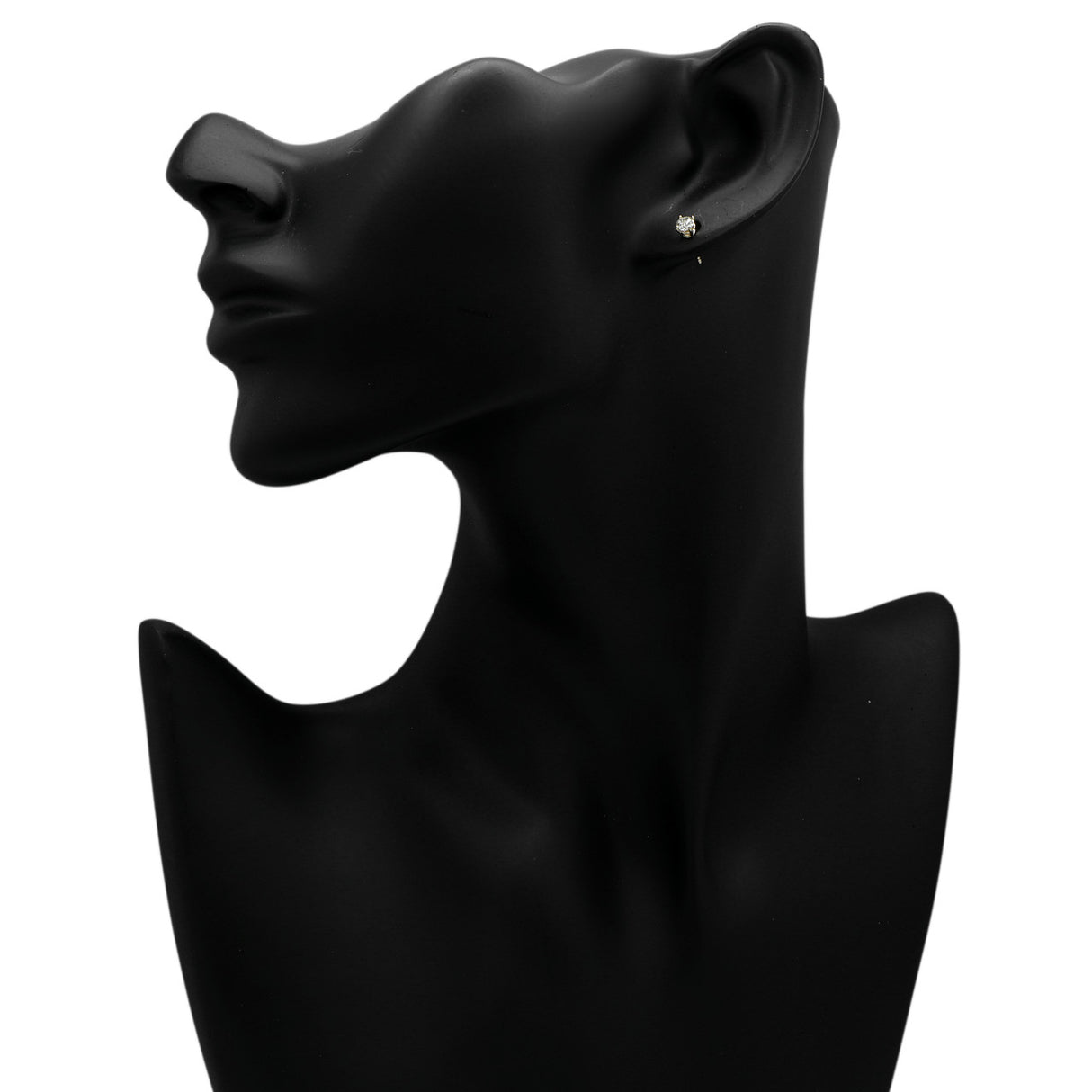 14K Yellow Gold 0.36 Carat Diamond Stud Earrings Fine Jewellery Modaselle