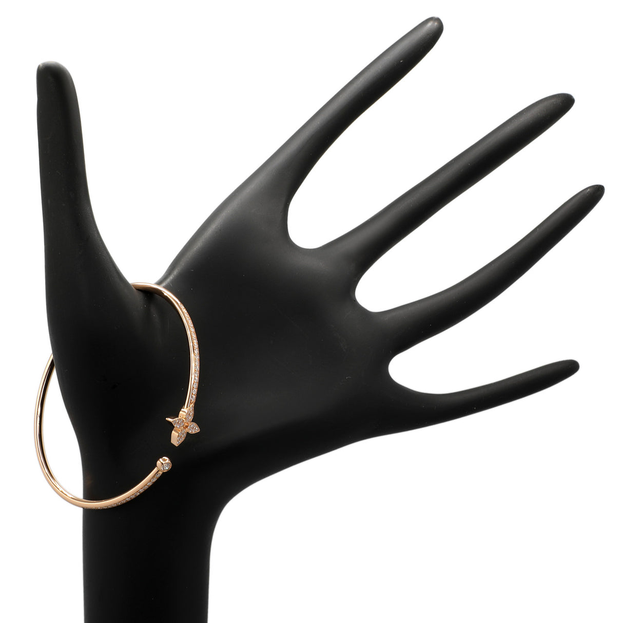 Louis Vuitton 18K Pink Gold Diamond Idylle Blossom Twist Bracelet Designer Jewellery Louis Vuitton