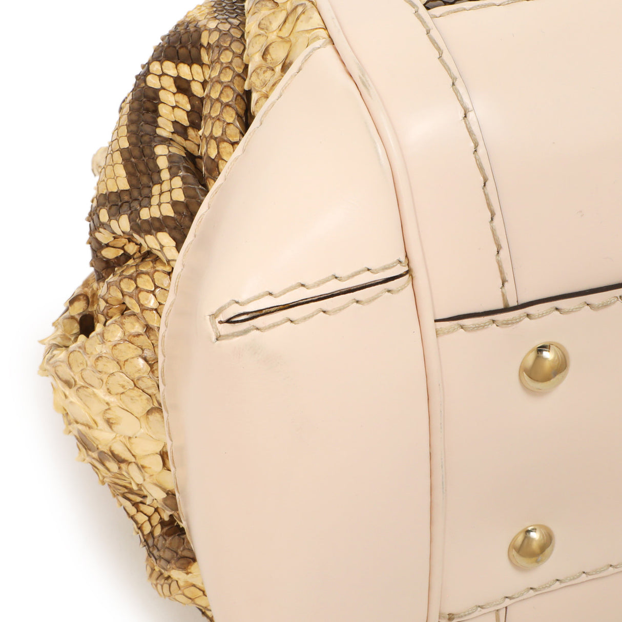 Gucci Python Queen Large Top Handle Handbags Gucci