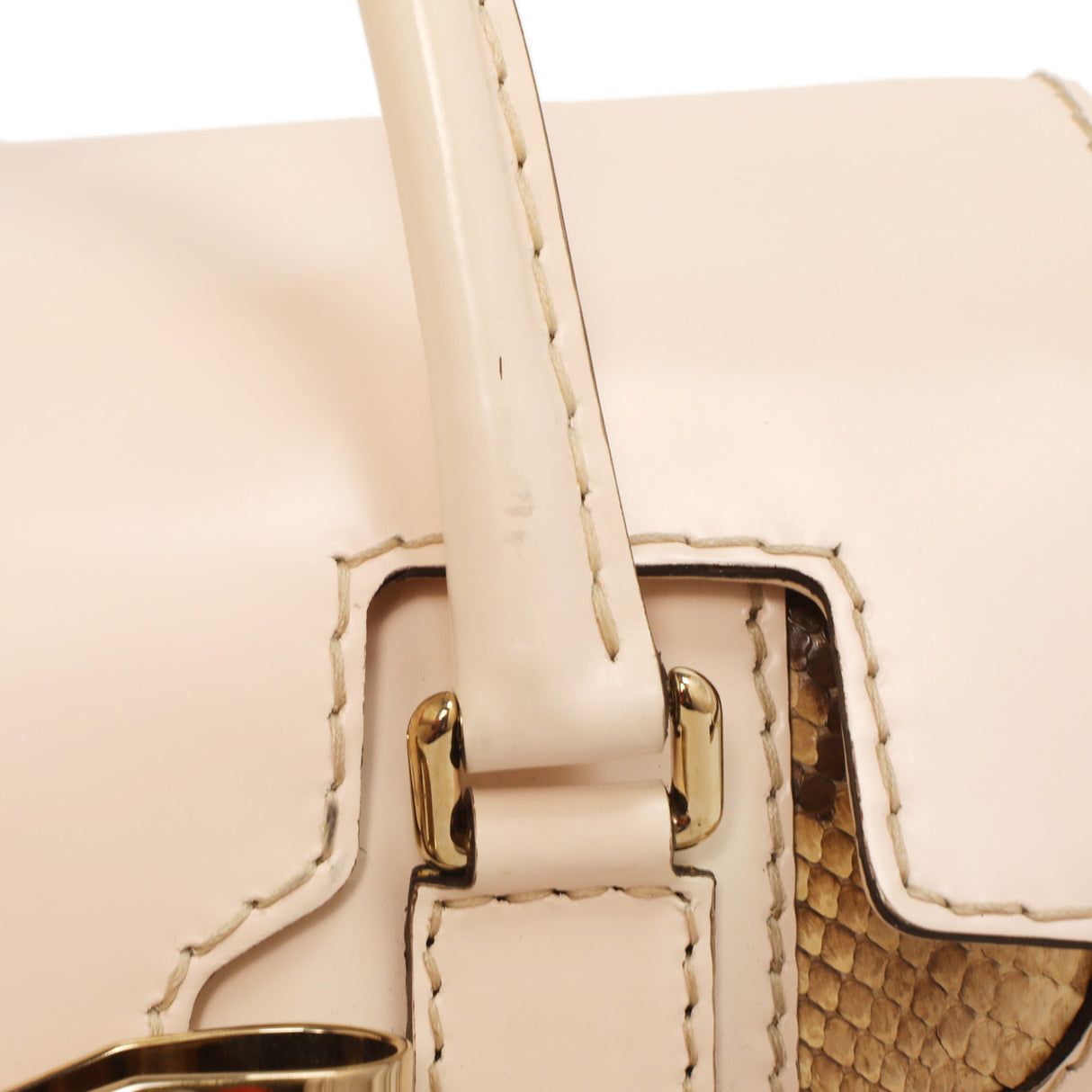 Gucci Python Queen Large Top Handle Handbags Gucci