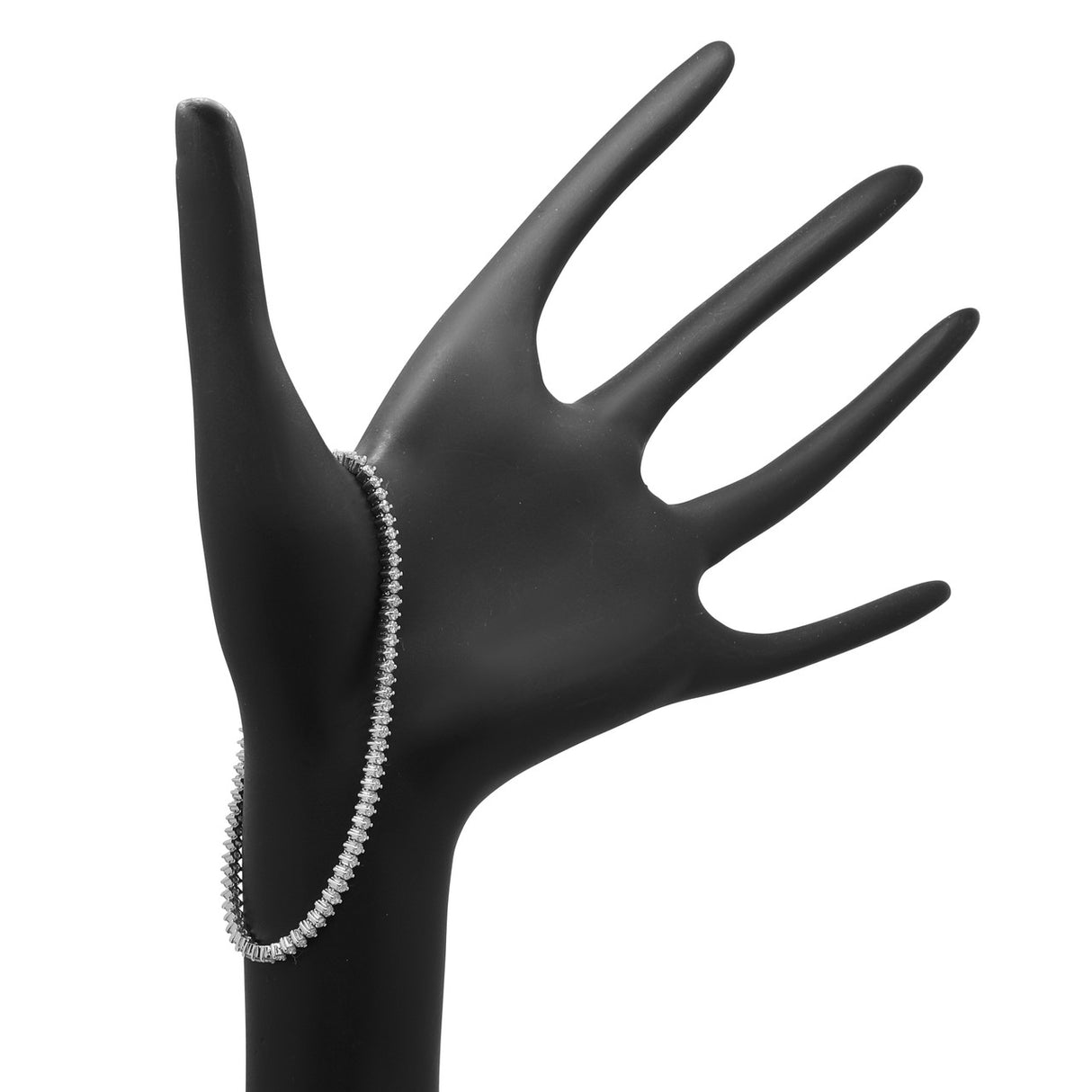 18K White Gold 1.78 Carat Diamond Tennis Bracelet Fine Jewellery Modaselle