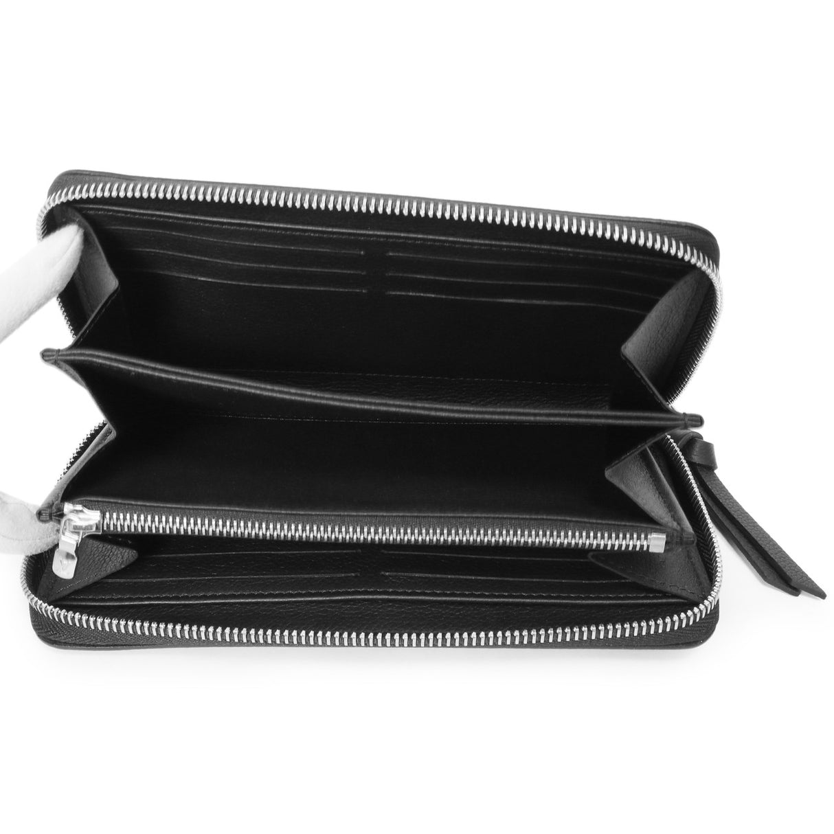Louis Vuitton Black Calfskin Lockme Zippy Wallet Accessories Louis Vuitton