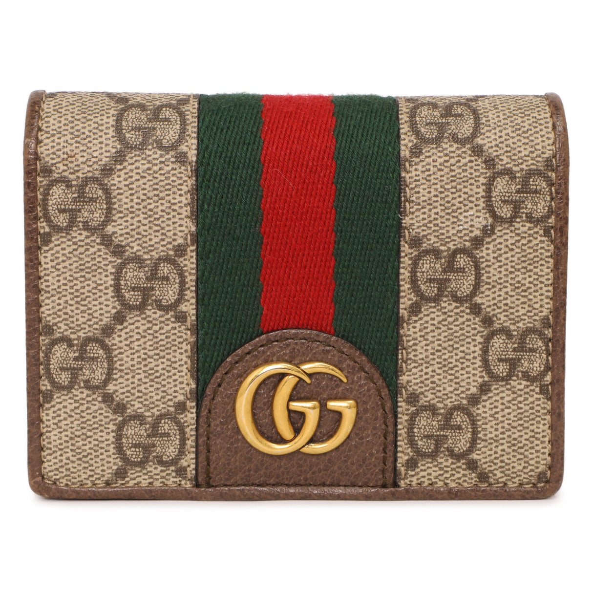 Gucci X Disney GG Supreme Monogram Three Little Pigs Ophidia Card Case Accessories Gucci