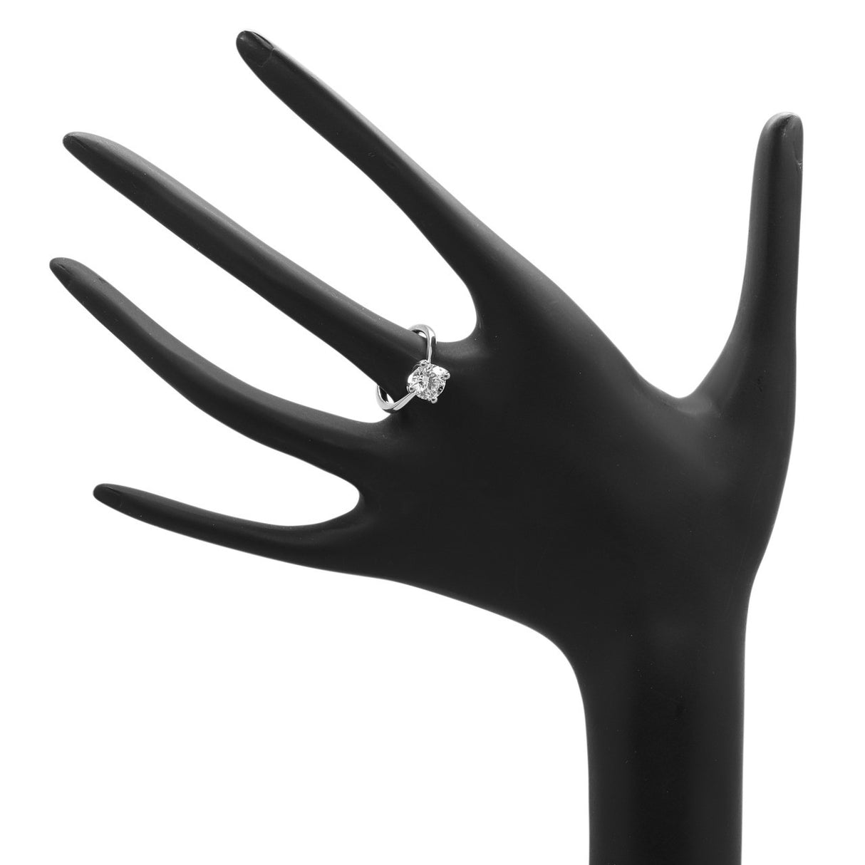 18K White Gold 1.50 Carat Diamond De Beers Solitaire Ring Fine Jewellery Modaselle