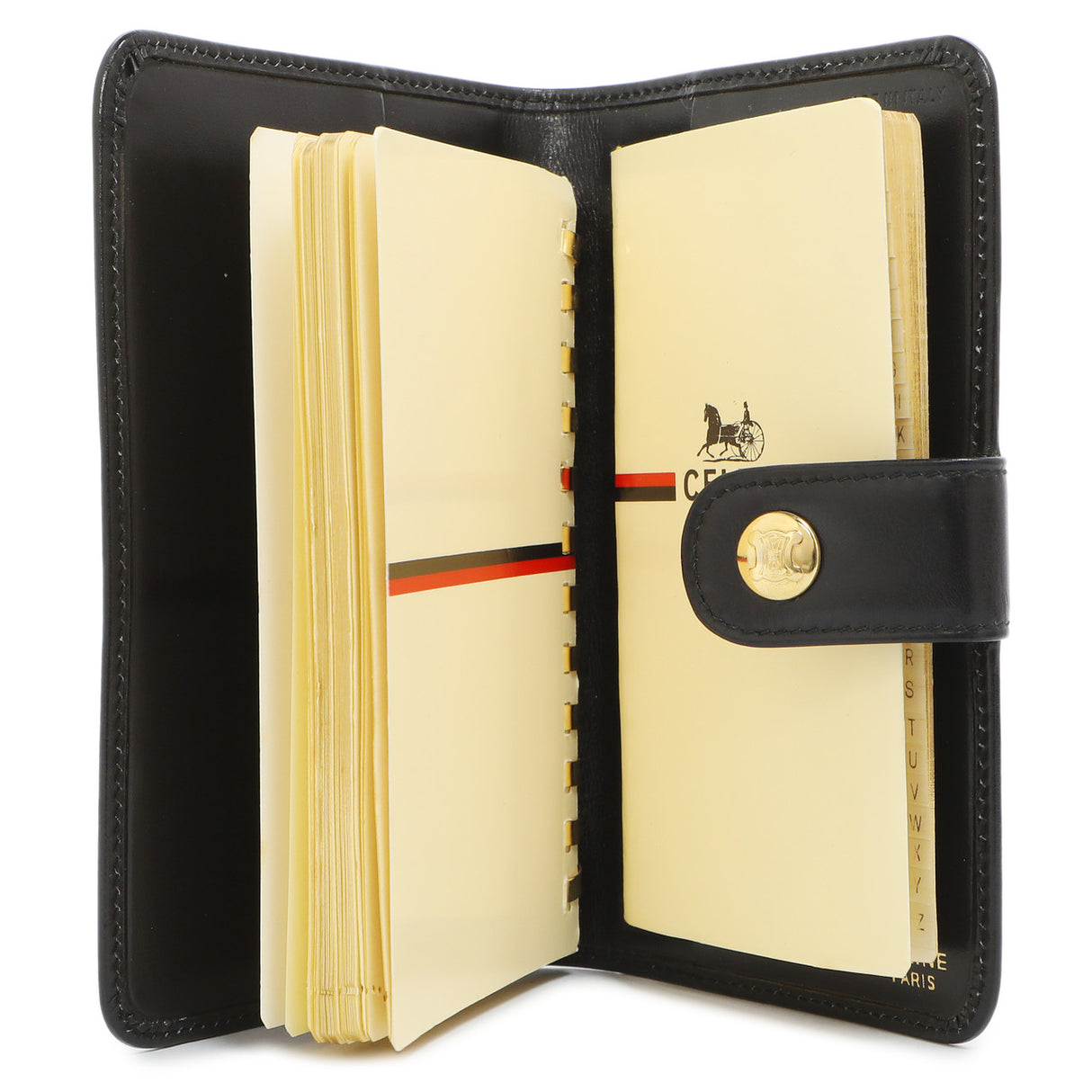 Celine Black Box Leather Agenda Cover Accessories Celine