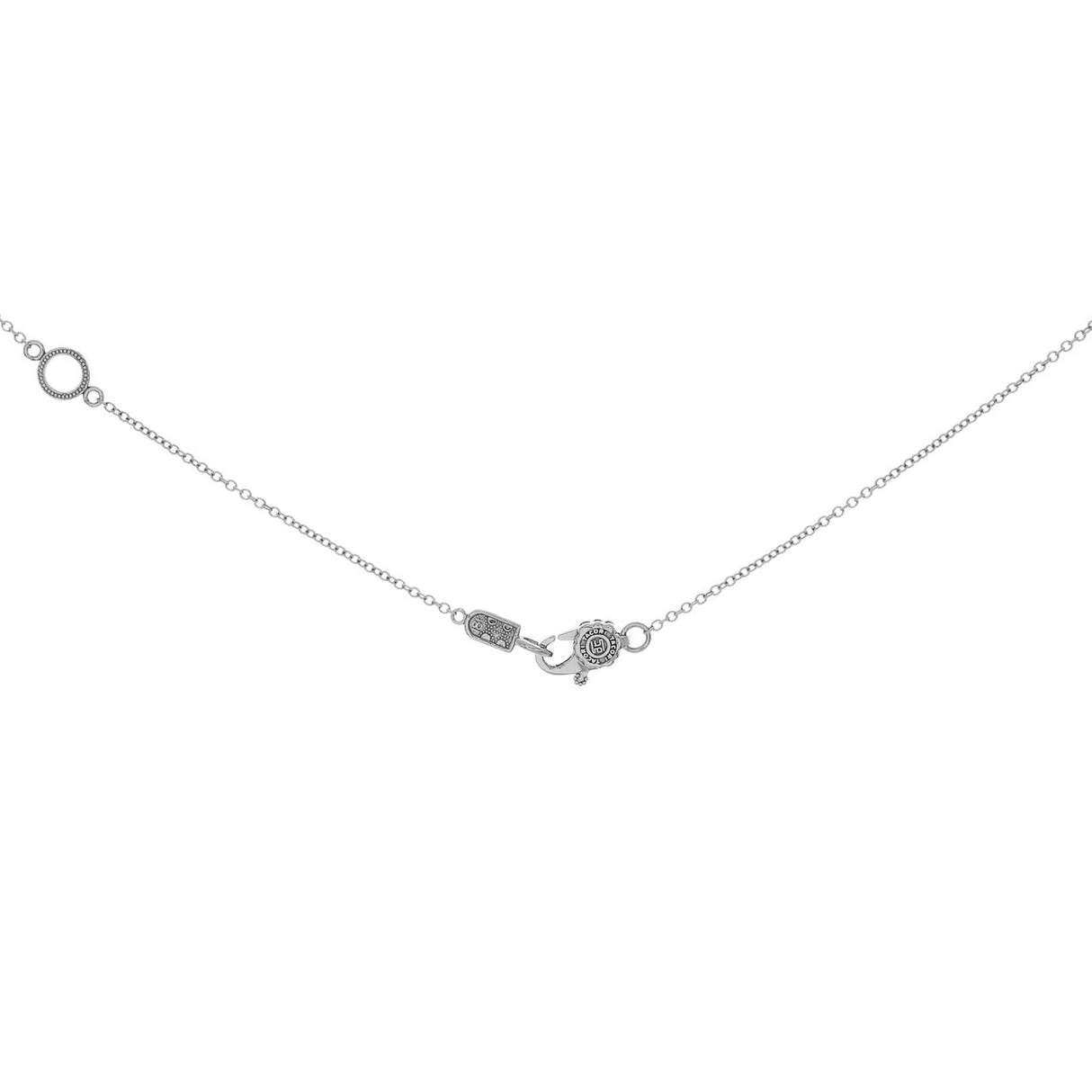 Tacori 18K White Gold Cubic Zirconia Diamond Dantela Pendant Designer Jewellery Tacori