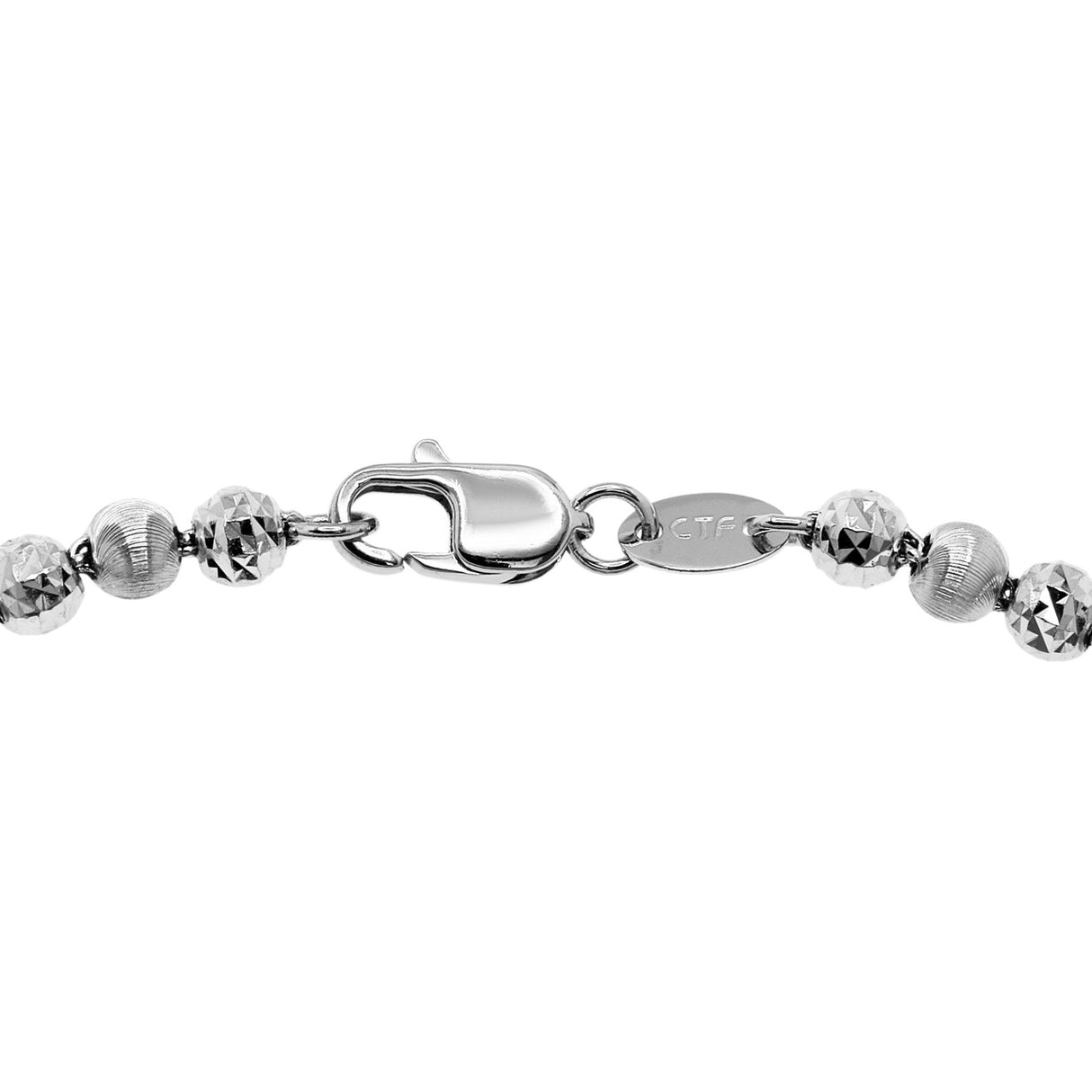 Platinum Bead Bracelet Fine Jewellery Modaselle