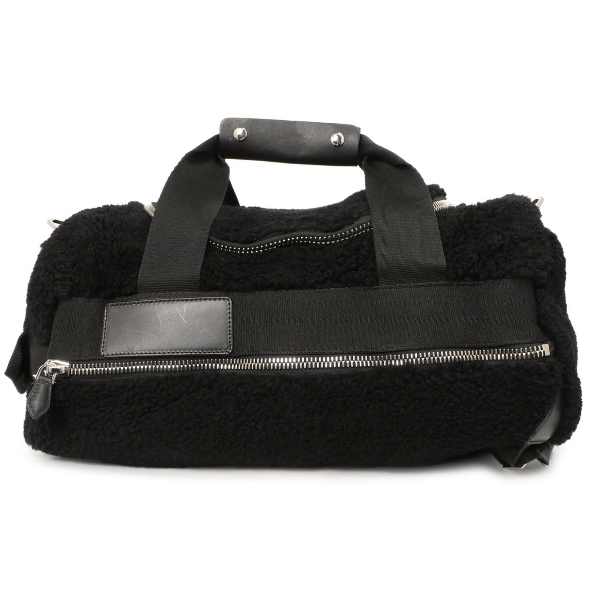 Givenchy Black Shearling Duffle Backpack Handbags Givenchy
