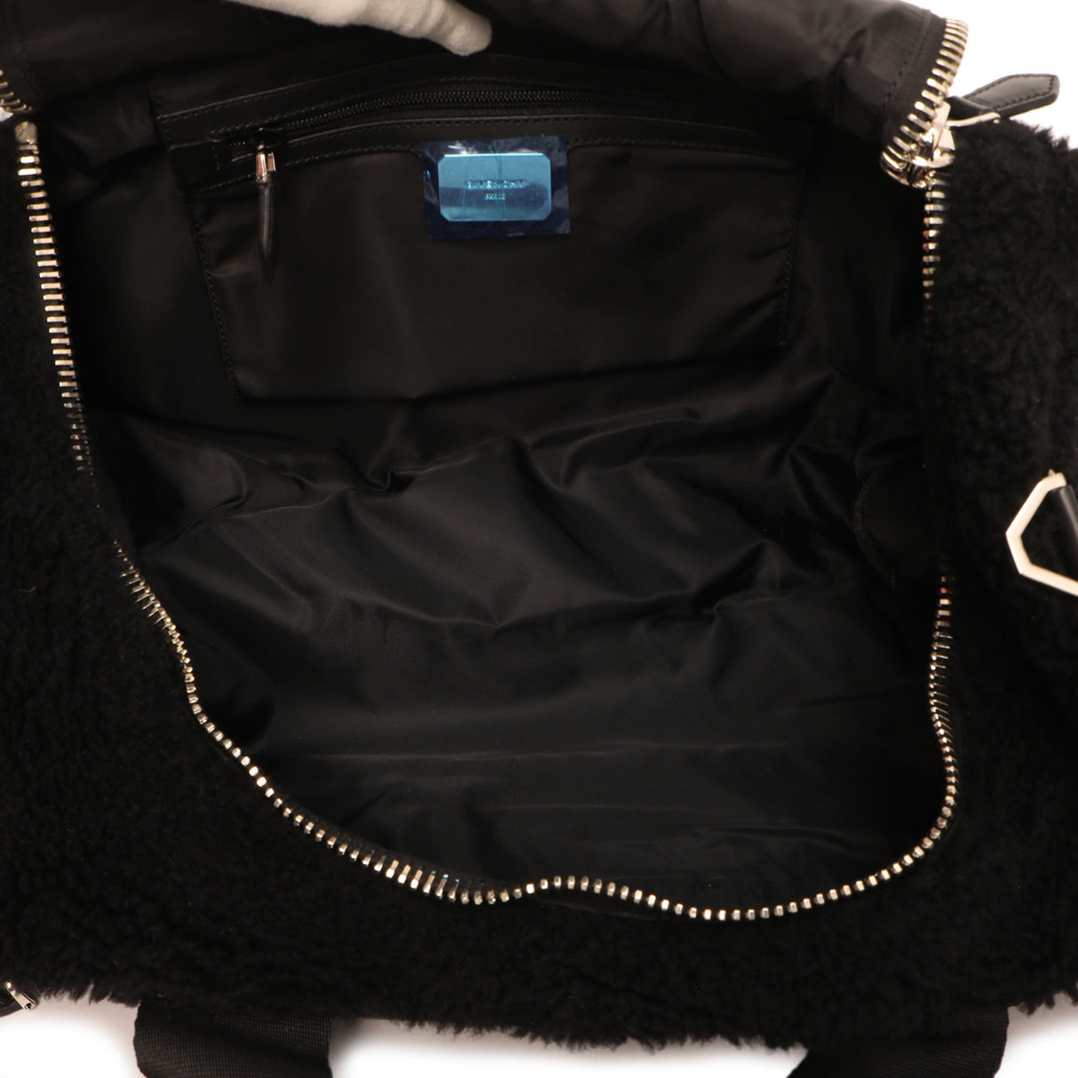 Givenchy Black Shearling Duffle Backpack Handbags Givenchy