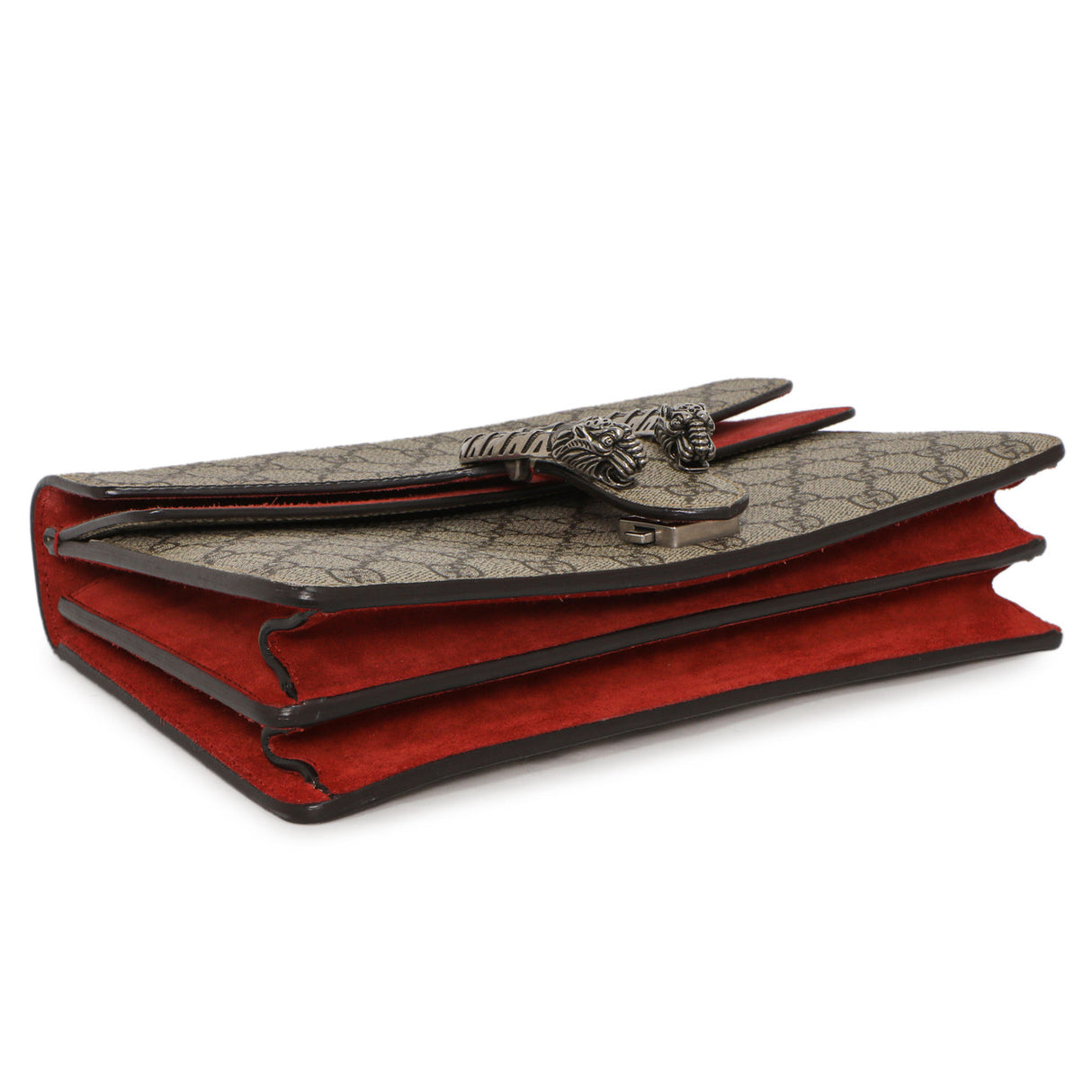 Gucci Red GG Supreme Monogram Small Dionysus Shoulder Bag Handbags Gucci