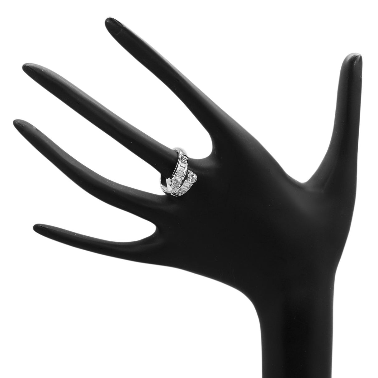 Platinum 1.13 Carat Diamond Coil Ring Fine Jewellery Modaselle