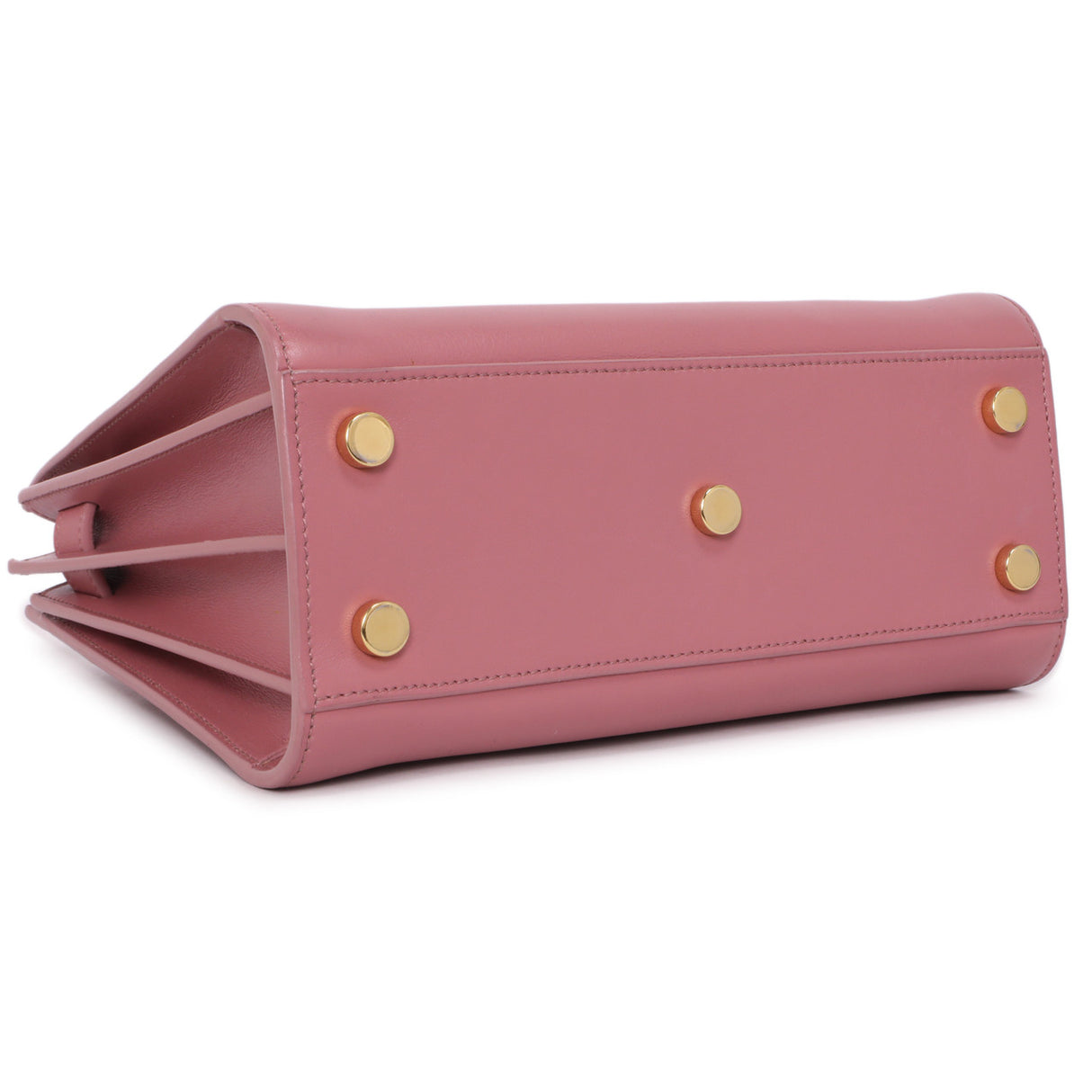 Saint Laurent Rose Dark Calfskin Nano Sac De Jour Handbags Saint Laurent