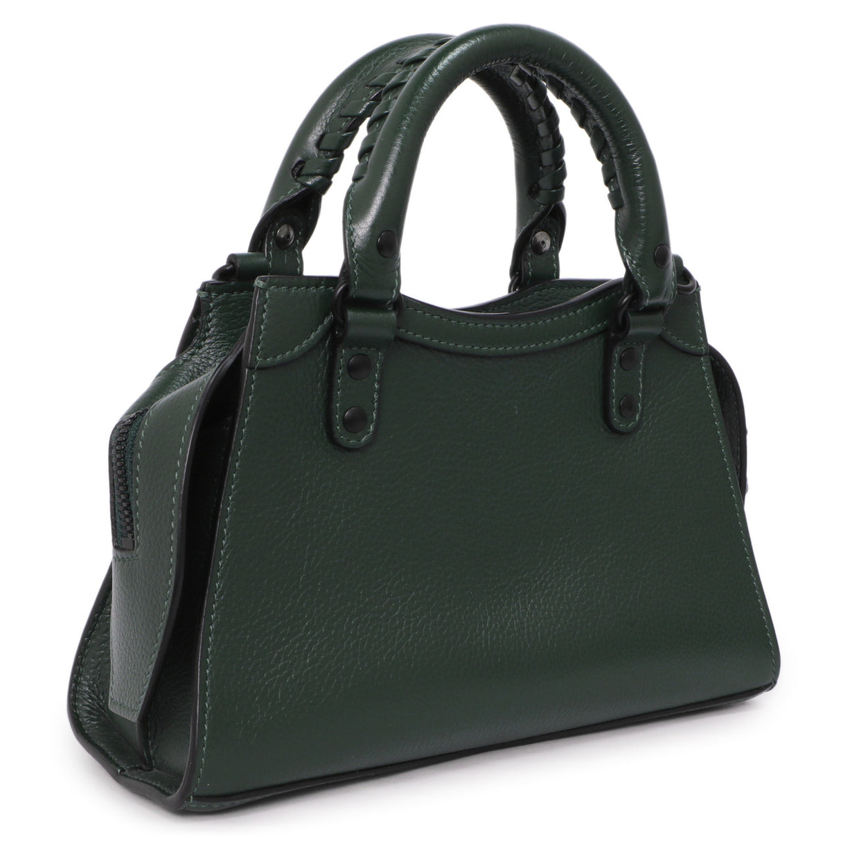 Balenciaga Forest Green Calfskin Neo Classic Mini City Handbags Balenciaga