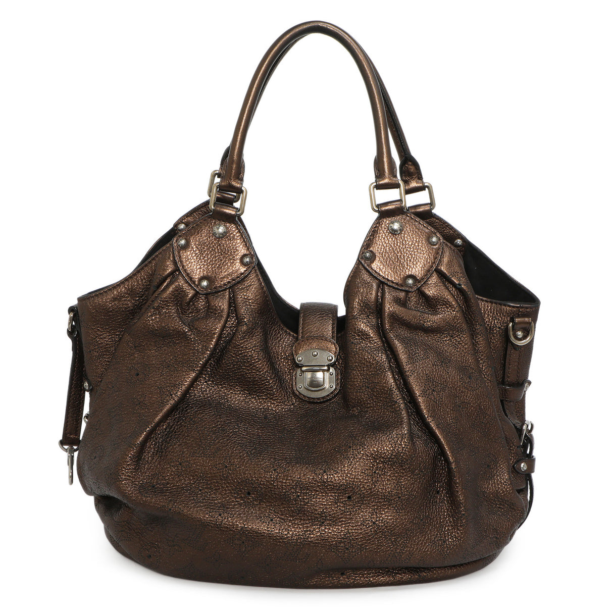 Louis Vuitton Metallic Mordore Monogram Mahina L Handbags Louis Vuitton