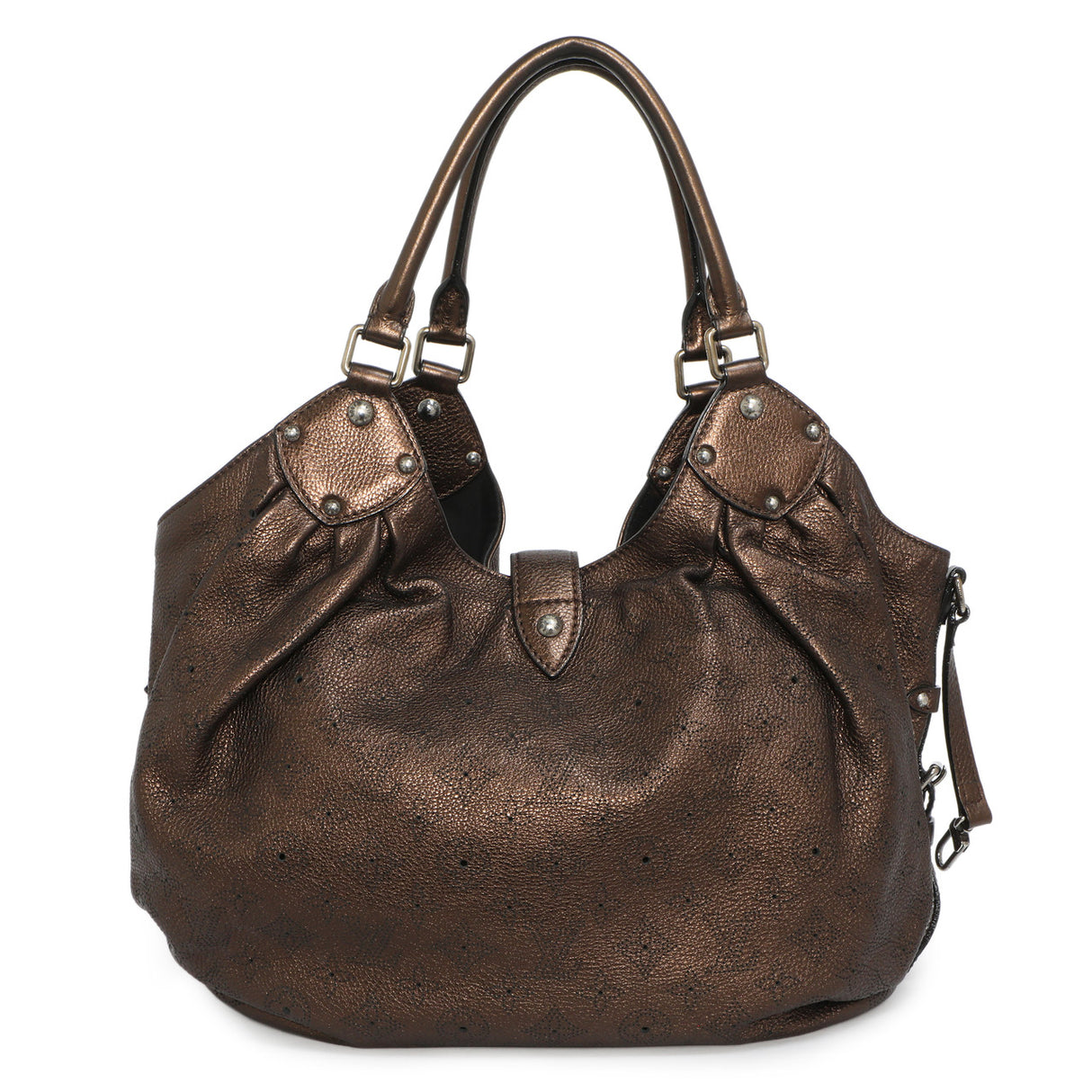 Louis Vuitton Metallic Mordore Monogram Mahina L Handbags Louis Vuitton