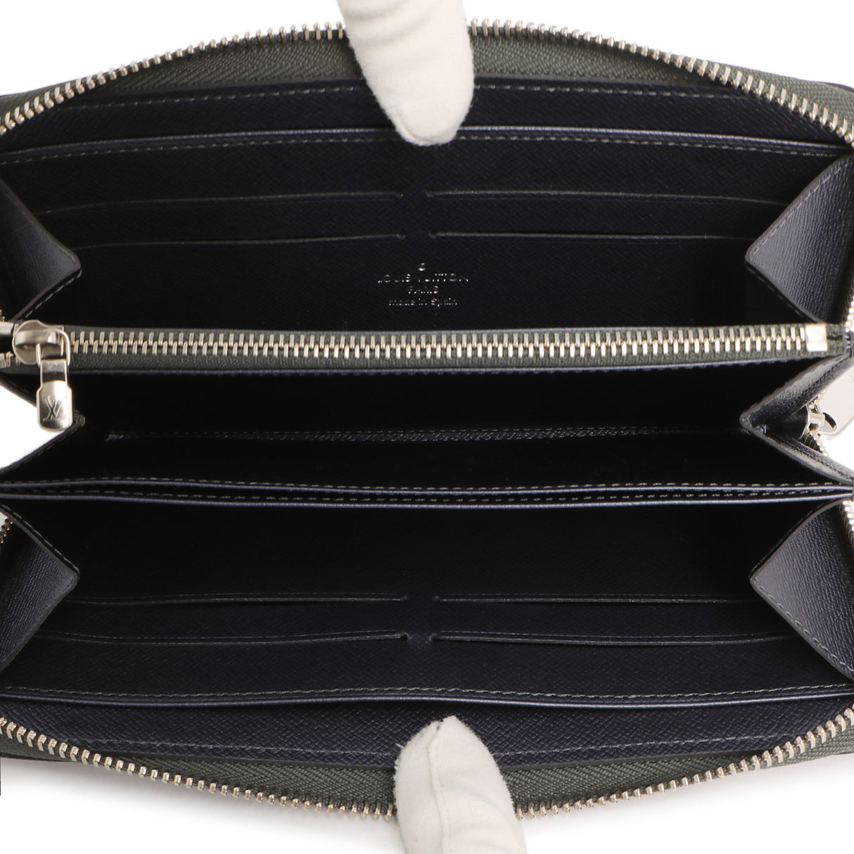 Louis Vuitton Anthracite Nacre Epi Zippy Wallet Accessories Louis Vuitton