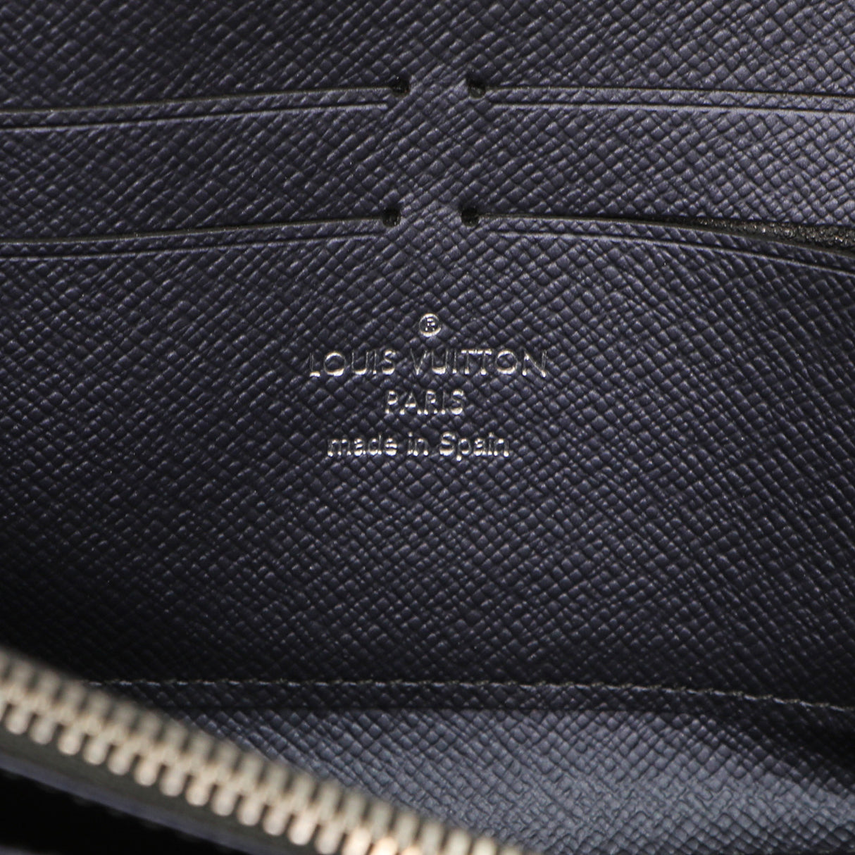 Louis Vuitton Anthracite Nacre Epi Zippy Wallet Accessories Louis Vuitton