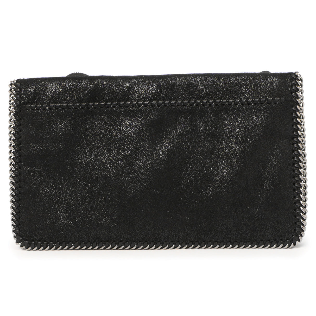 Stella McCartney Black Shaggy Deer Cavendish Zipper Clutch Handbags Stella McCartney