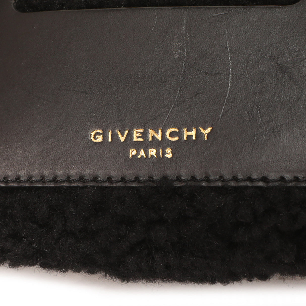 Givenchy Black Shearling Duffle Backpack Handbags Givenchy