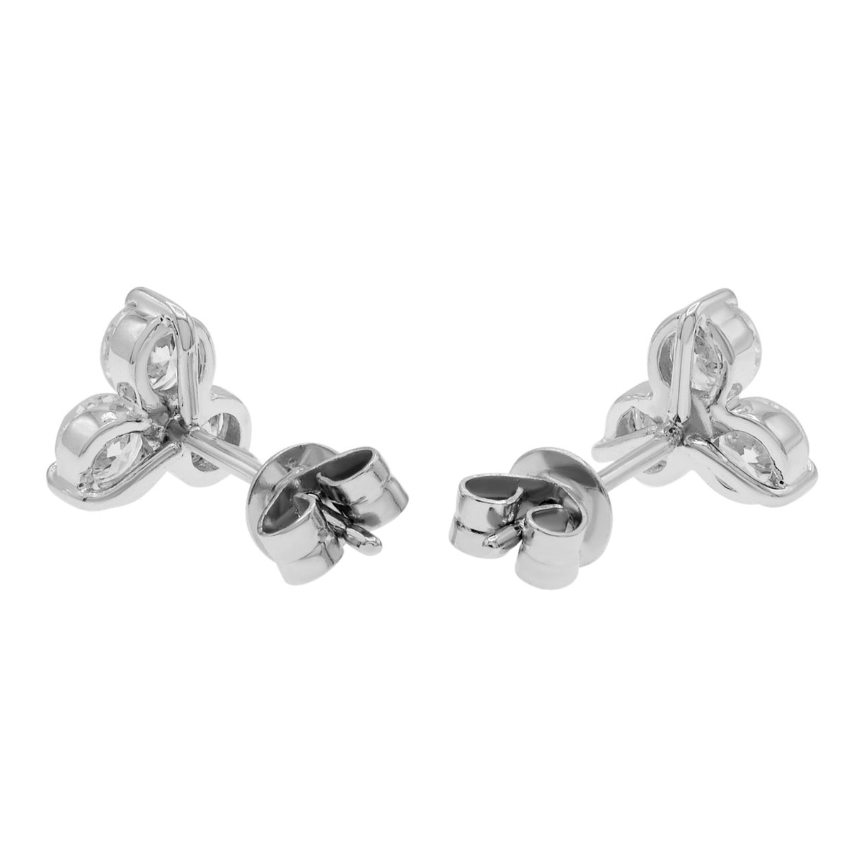 18K White Gold 1.34 Carat Diamond Earrings Fine Jewellery Modaselle