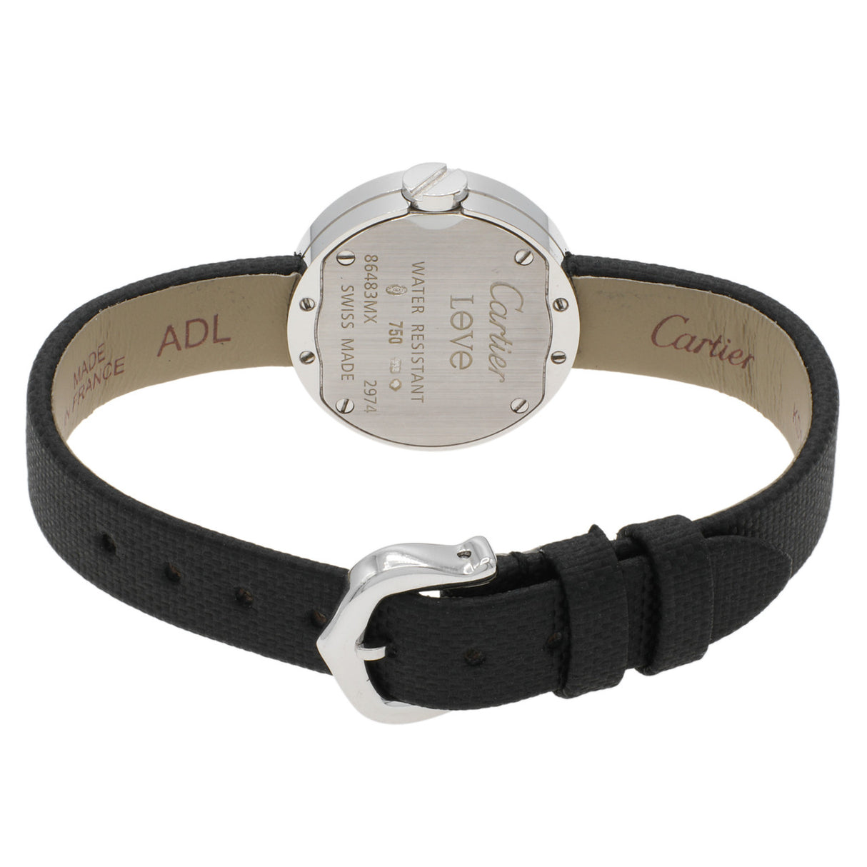 Cartier 18K White Gold Diamond Love Watch WE800131 Watches Cartier