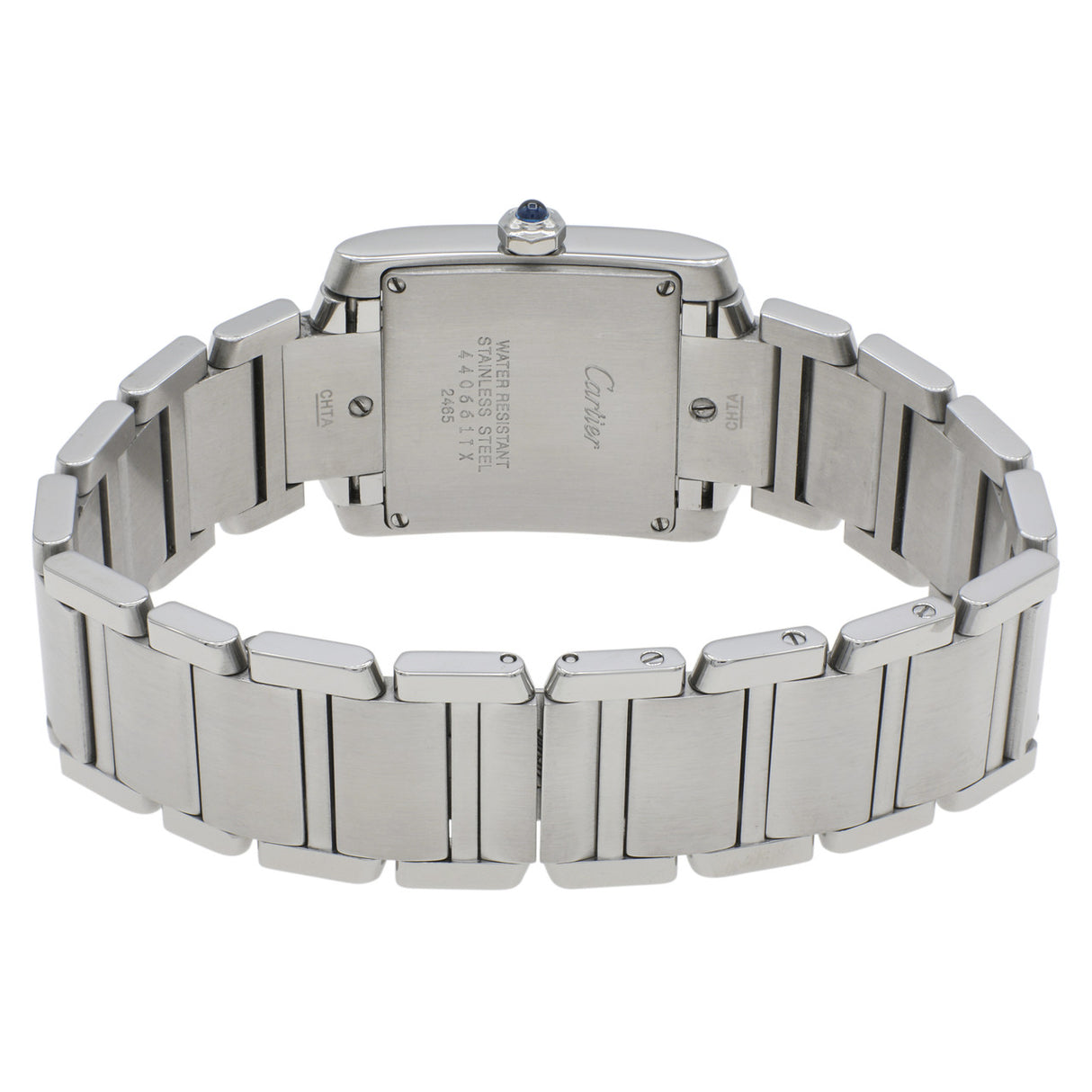 Cartier Stainless Steel Tank Francaise 2465 Watches Cartier