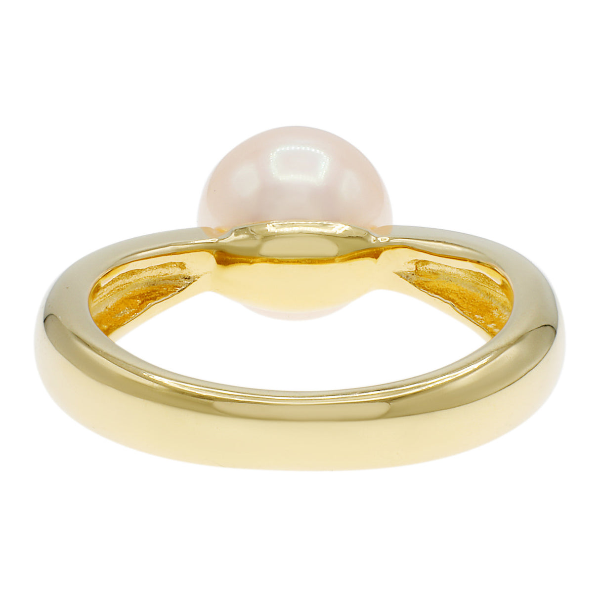 18K Yellow Gold Akoya Pearl Ring Fine Jewellery Modaselle