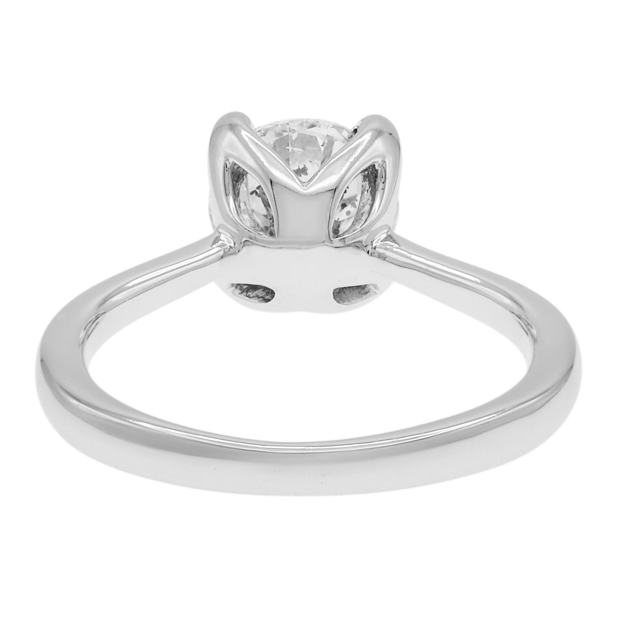 18K White Gold 1.50 Carat Diamond De Beers Solitaire Ring Fine Jewellery Modaselle