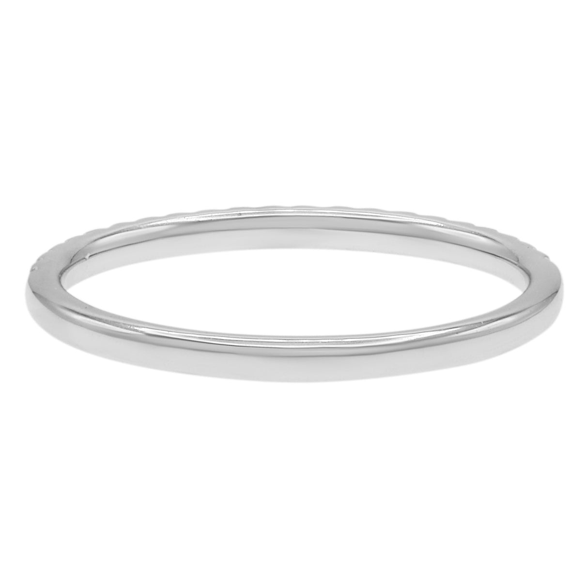 18K White Gold 0.22 Carat Diamond Wedding Band Fine Jewellery Modaselle